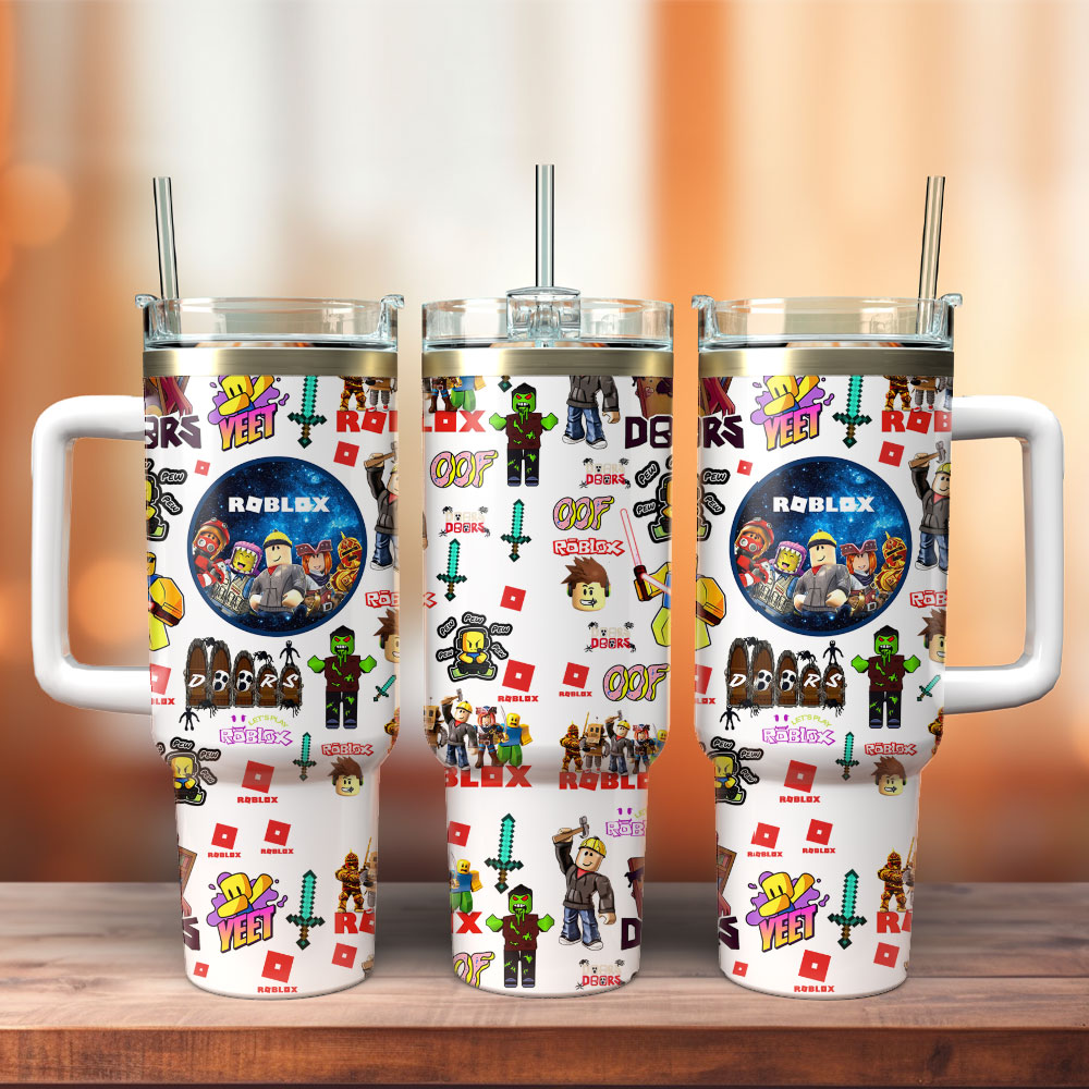 Roblox Lego Custom Stanley Cup 40 oz 30 oz Tumbler With Handle