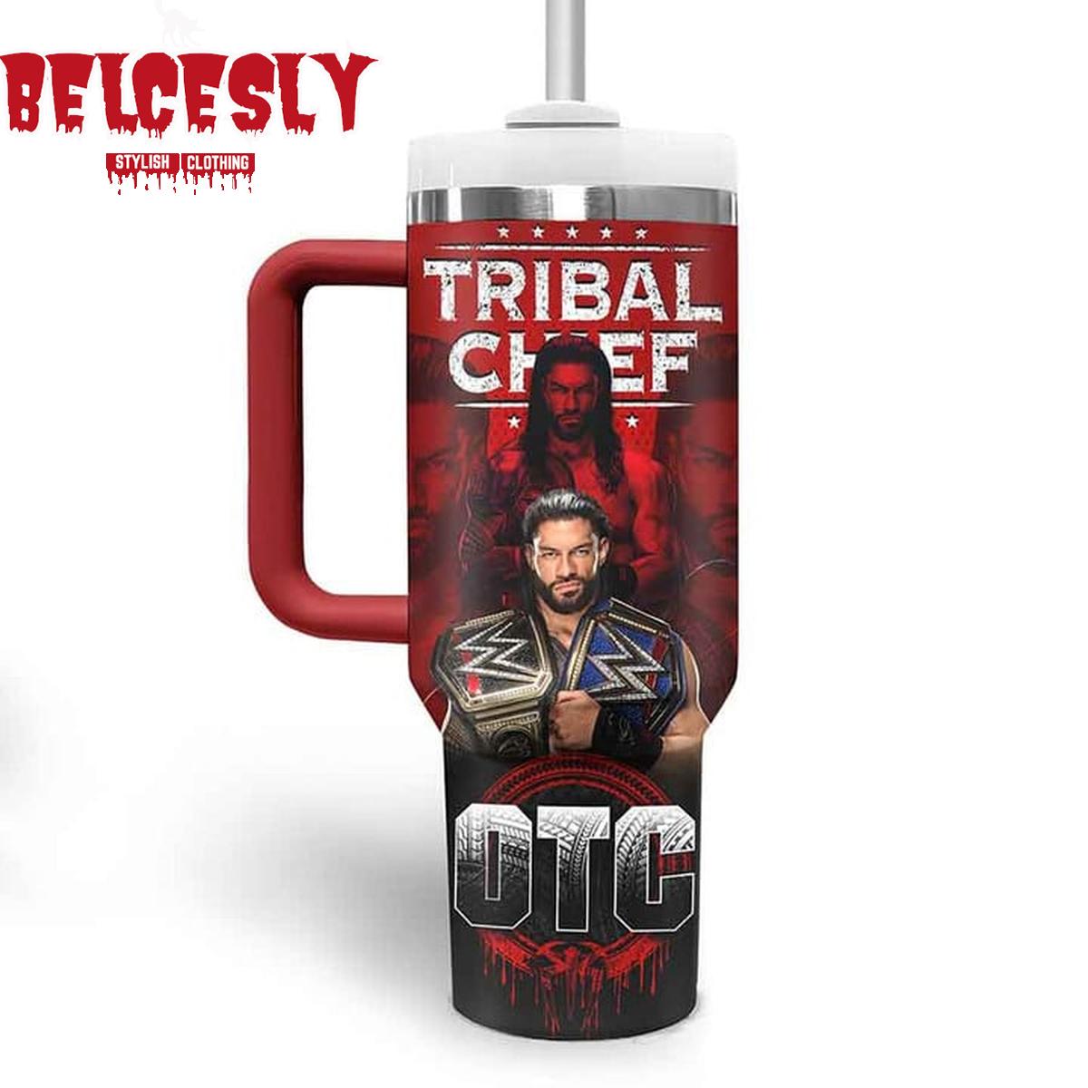 Roman Reigns Sport Custom Stanley Cup 40 oz 30 oz Tumbler With Handle
