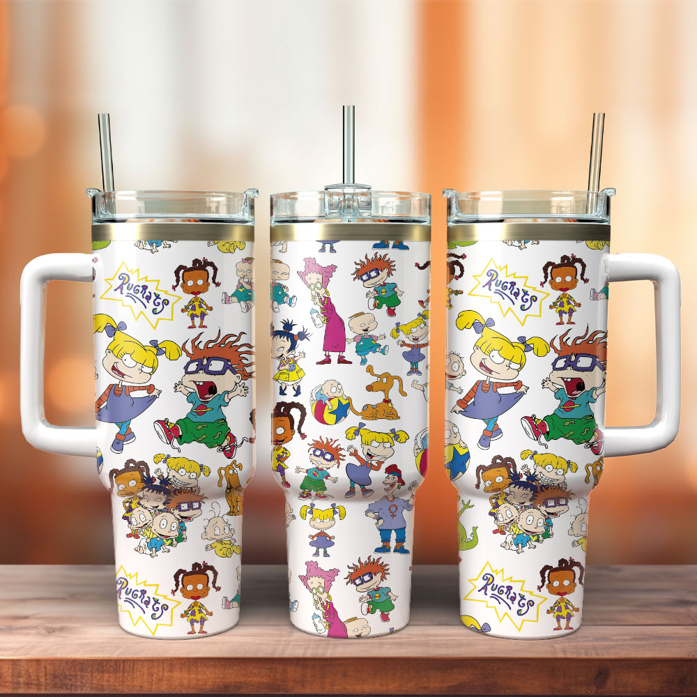 Rugrats TV Series Custom Stanley Cup 40 oz 30 oz Tumbler With Handle