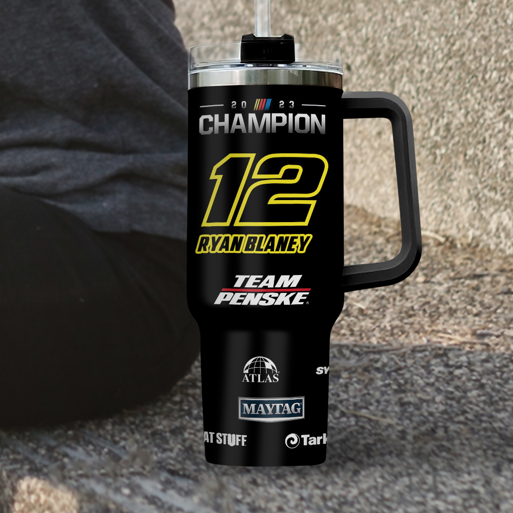 Ryan Blaney x Team Penske NASCAR Custom Stanley Cup 40 oz 30 oz Tumbler With Handle