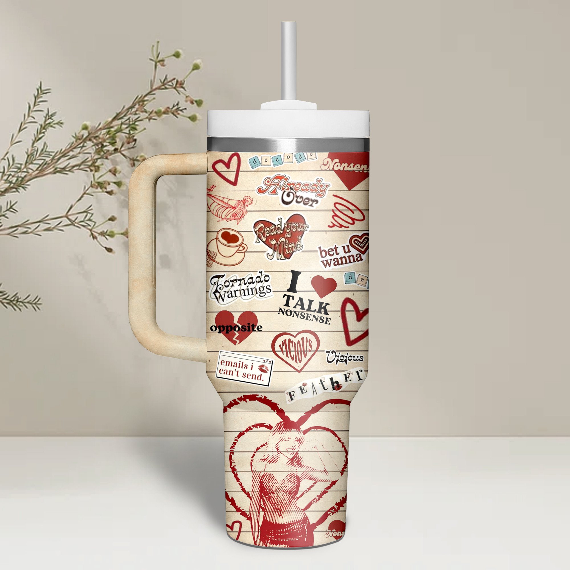 Sabrina Carpenter Music Custom Stanley Cup 40 oz 30 oz Tumbler With Handle