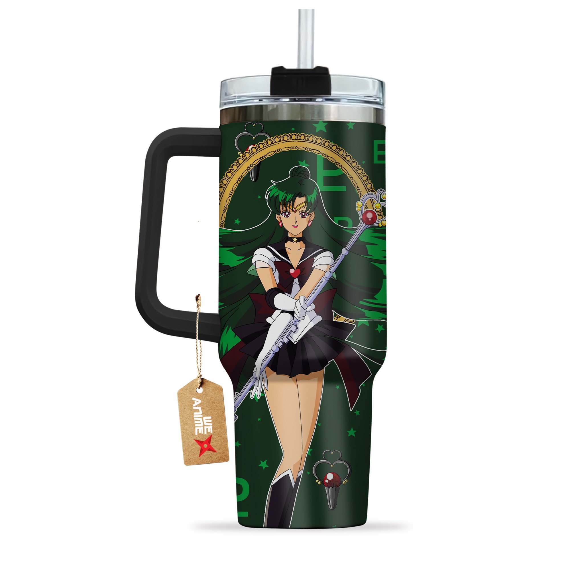 Sailor Pluto Sailor Moon Anime Custom Stanley Cup 40 oz 30 oz Tumbler With Handle