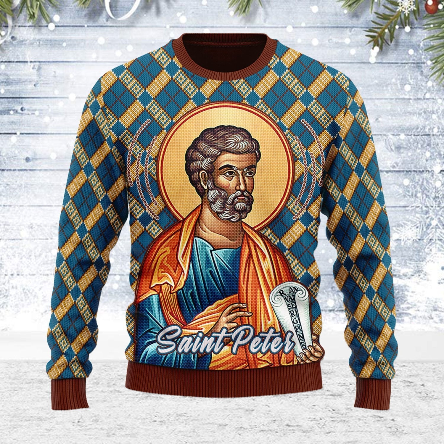 Saint Peter Ugly Christmas Sweater - Stormmerch Exclusive