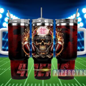 San Francisco 49ers Custom Stanley Cup 40 oz 30 oz Tumbler With Handle