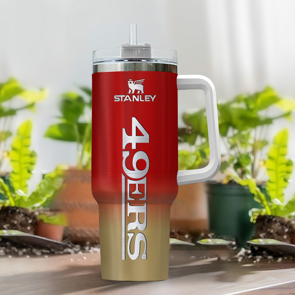 San Francisco 49ers NFL Custom Stanley Cup 40 oz 30 oz Tumbler With Handle