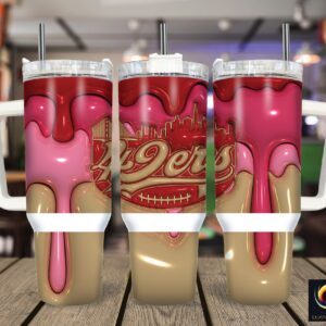 San Francisco 49ers NFL Custom Stanley Cup 40 oz 30 oz Tumbler With Handle