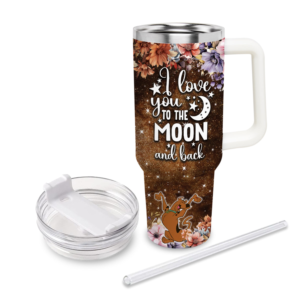 Scooby-Doo Cartoon Custom Stanley Cup 40 oz 30 oz Tumbler With Handle