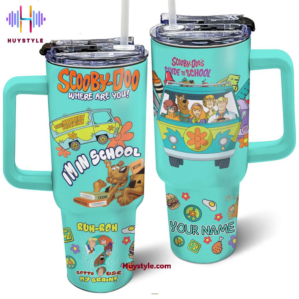 Scooby-Doo Cartoon Custom Stanley Cup 40 oz 30 oz Tumbler With Handle