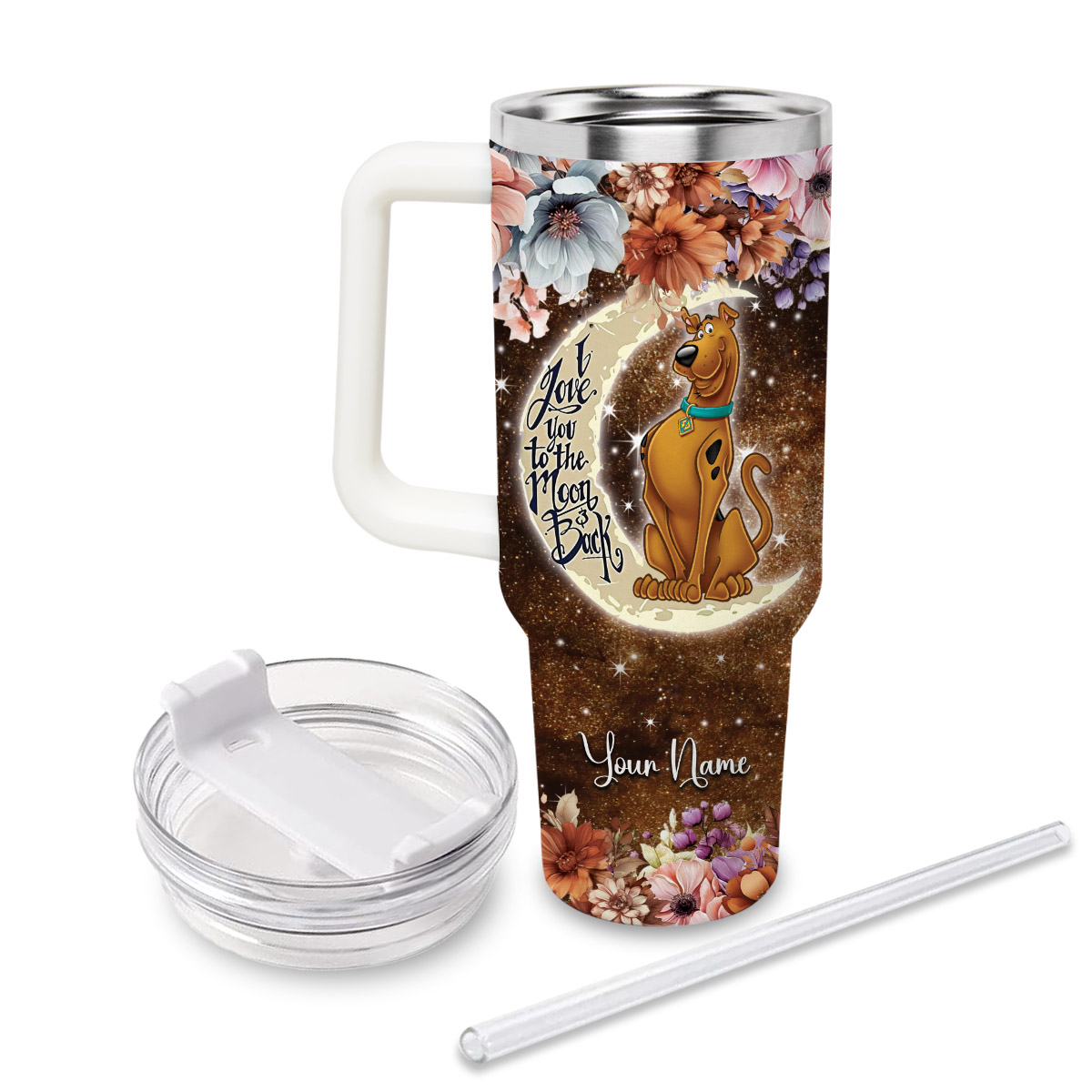 Scooby-Doo Cartoon Custom Stanley Cup 40 oz 30 oz Tumbler With Handle