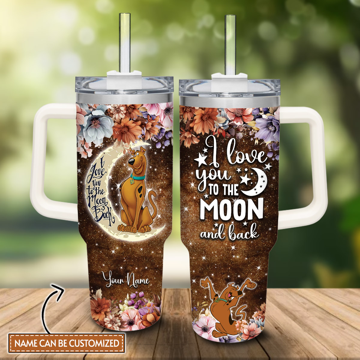 Scooby-Doo Cartoon Custom Stanley Cup 40 oz 30 oz Tumbler With Handle