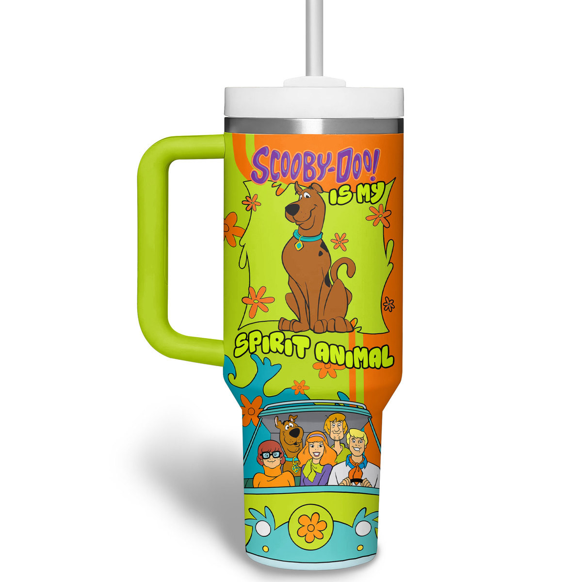 Scooby-Doo Cartoon Custom Stanley Cup 40 oz 30 oz Tumbler With Handle