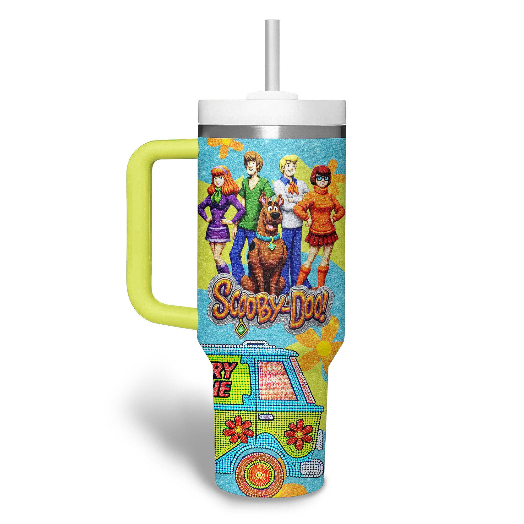 Scooby-Doo Cartoon Custom Stanley Cup 40 oz 30 oz Tumbler With Handle
