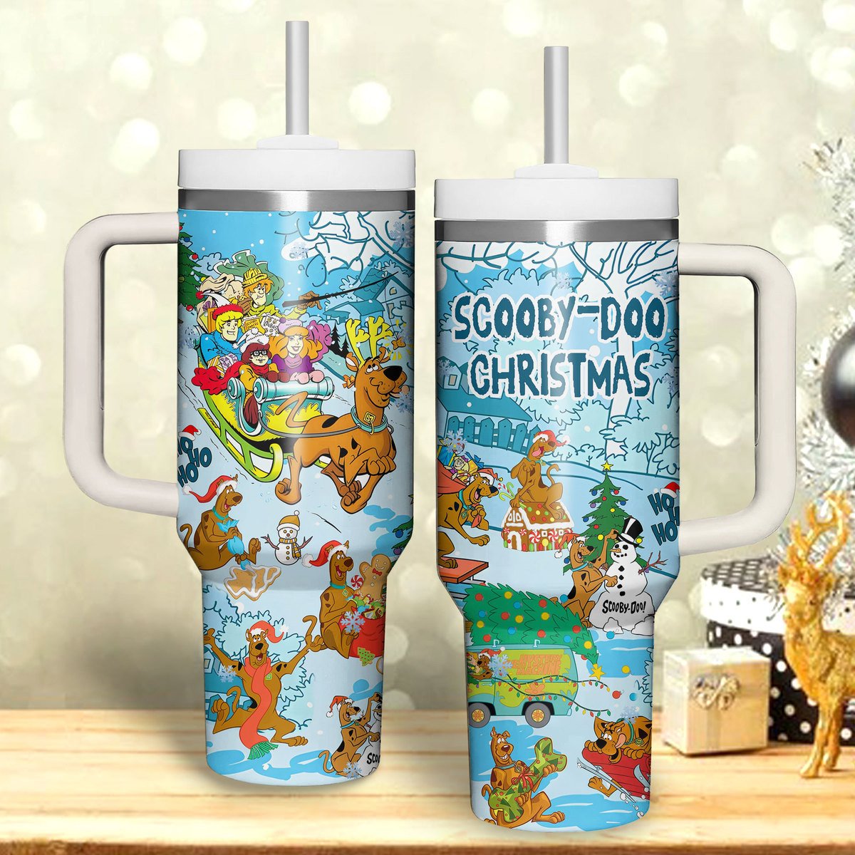 Scooby-Doo Cartoon Custom Stanley Cup 40 oz 30 oz Tumbler With Handle