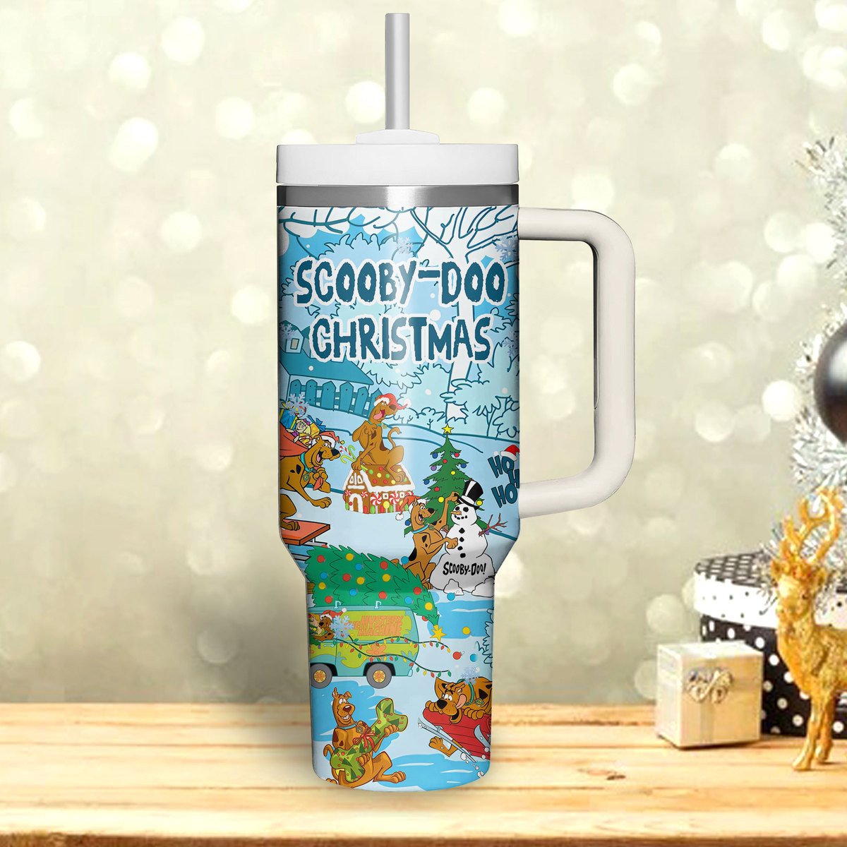 Scooby-Doo Cartoon Custom Stanley Cup 40 oz 30 oz Tumbler With Handle