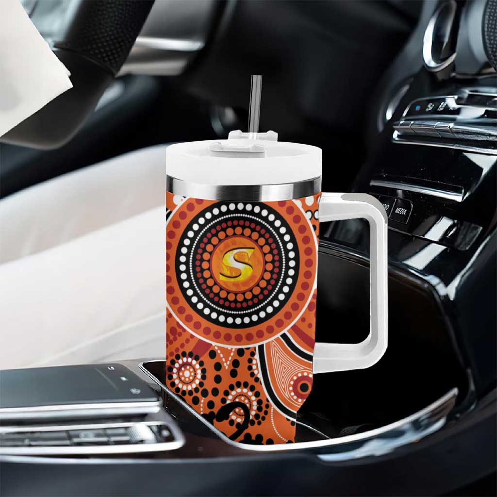 Scorchers Cricket Australian Aboriginal Custom Stanley Cup 40 oz 30 oz Tumbler With Handle