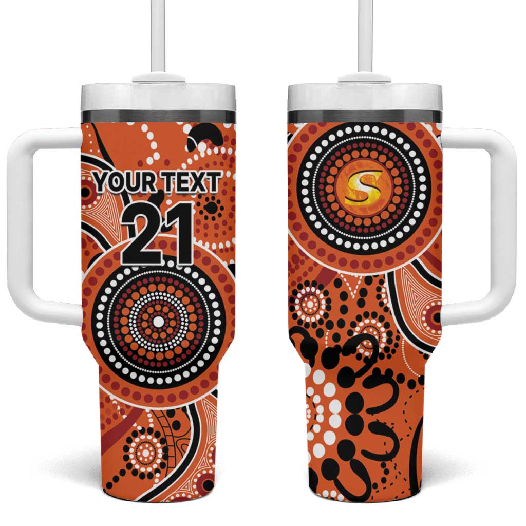 Scorchers Cricket Australian Aboriginal Custom Stanley Cup 40 oz 30 oz Tumbler With Handle