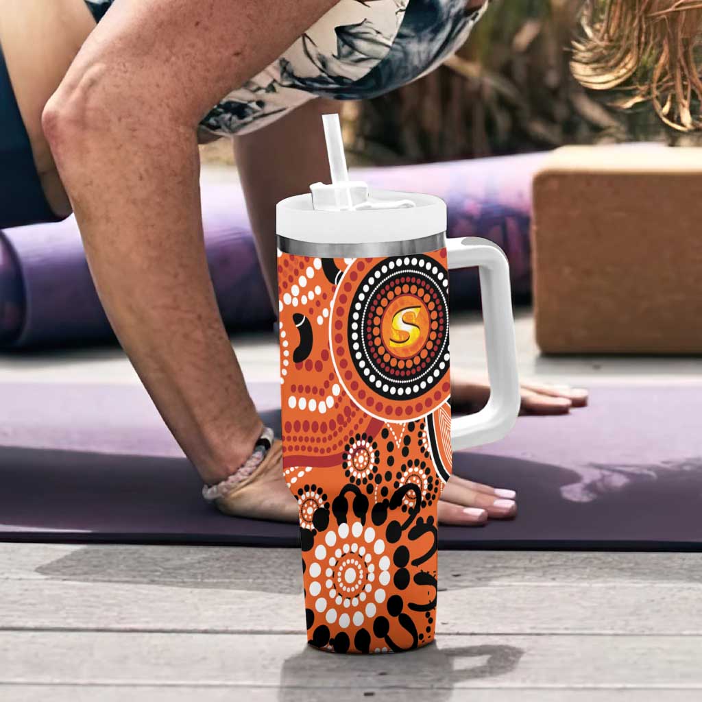 Scorchers Cricket Australian Aboriginal Custom Stanley Cup 40 oz 30 oz Tumbler With Handle