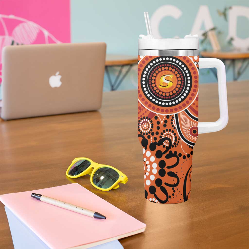 Scorchers Cricket Australian Aboriginal Custom Stanley Cup 40 oz 30 oz Tumbler With Handle