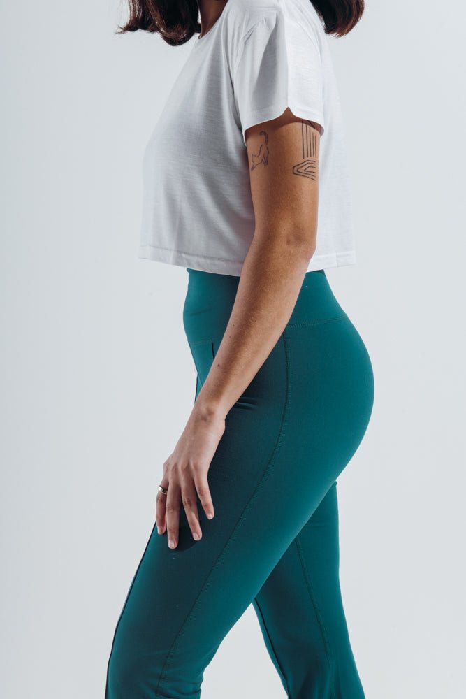 Shaded Sprucee Blossom Gym Sport Workout Leggings