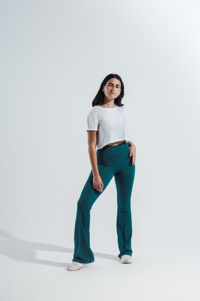Shaded Sprucee Blossom Gym Sport Workout Leggings