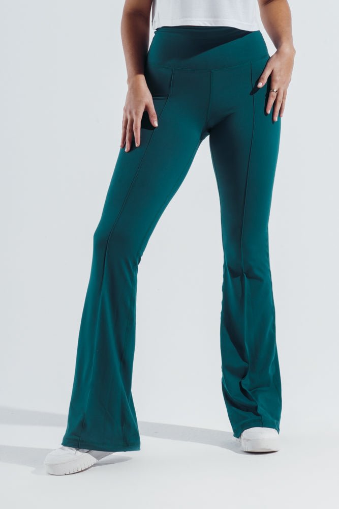 Shaded Sprucee Blossom Gym Sport Workout Leggings