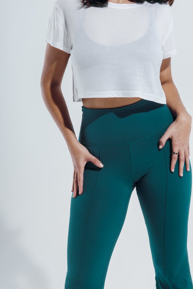 Shaded Sprucee Blossom Gym Sport Workout Leggings