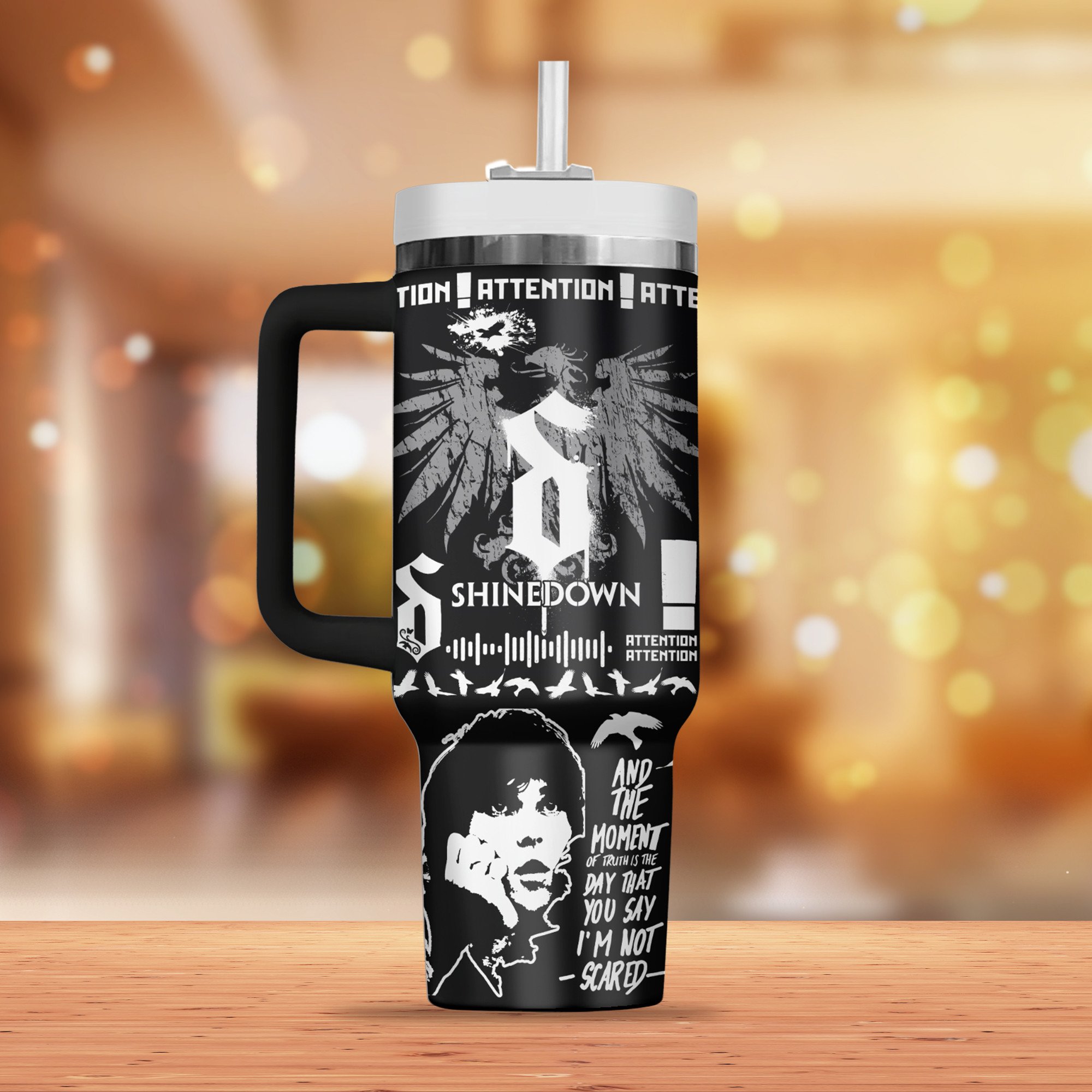 Shinedown Music Custom Stanley Cup 40 oz 30 oz Tumbler With Handle