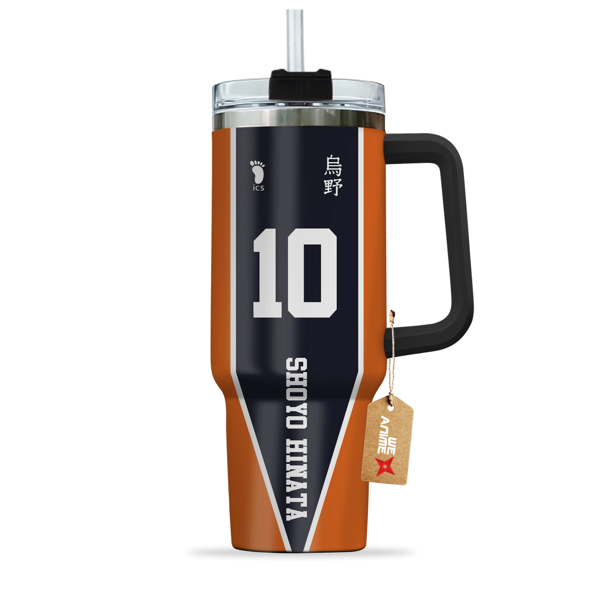 Shoyo Hinata Haikyuu Anime Custom Stanley Cup 40 oz 30 oz Tumbler With Handle