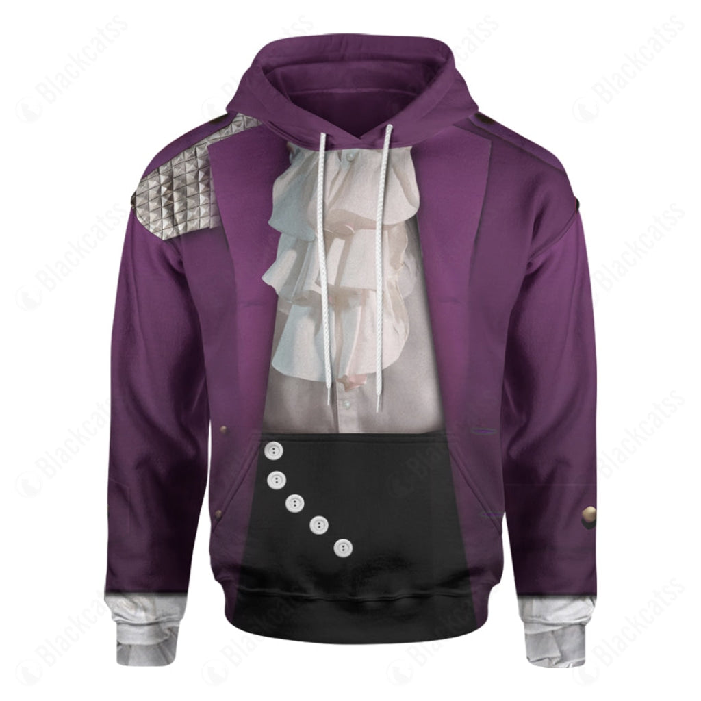 Singer Prince Costume Hoodie Sweatshirt T-Shirt Sweatpants Tracksuit - Stormmerch Exclusive