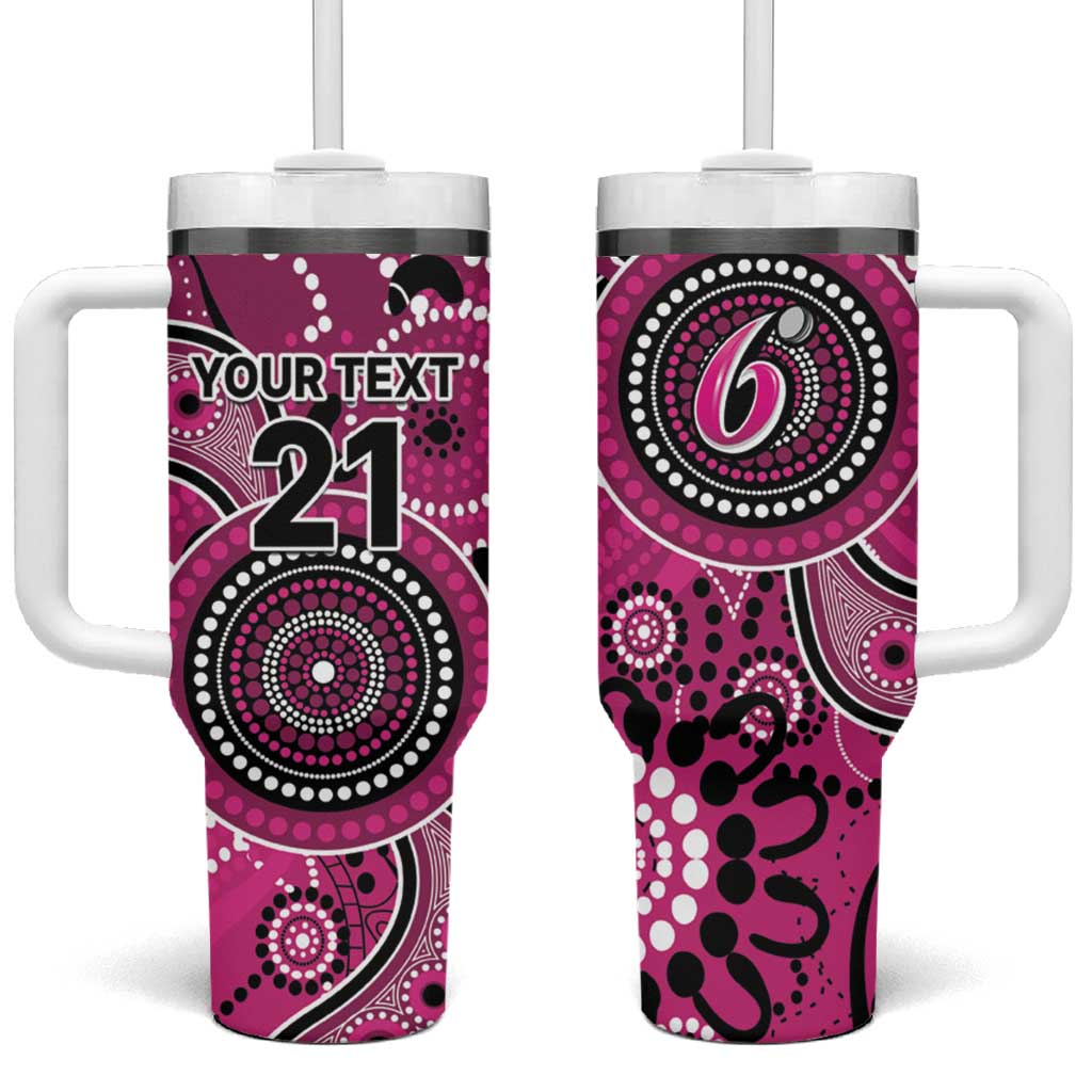 Sixers Cricket Australian Aboriginal Custom Stanley Cup 40 oz 30 oz Tumbler With Handle
