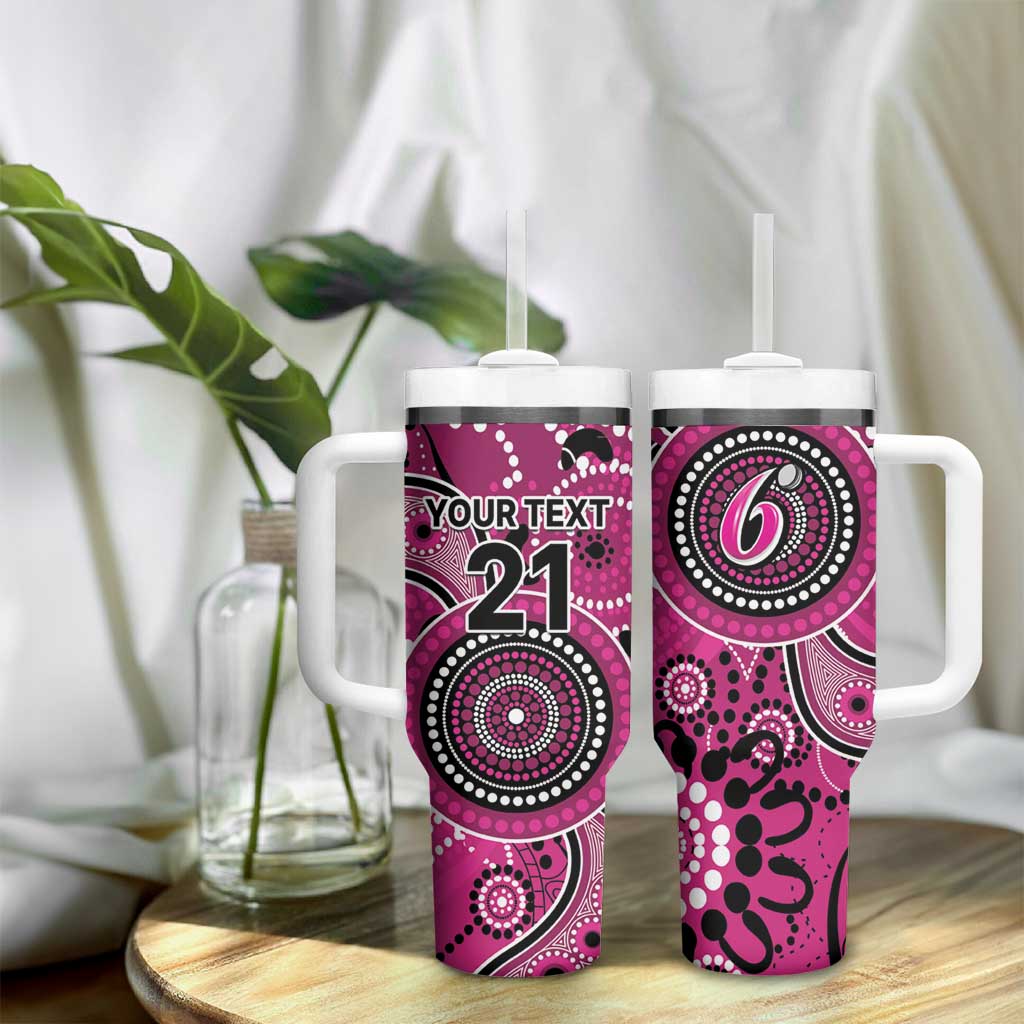Sixers Cricket Australian Aboriginal Custom Stanley Cup 40 oz 30 oz Tumbler With Handle