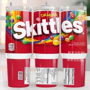 Skittles Original Custom Stanley Cup 40 oz 30 oz Tumbler With Handle