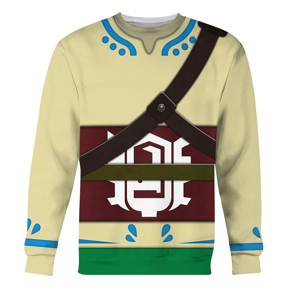 Skyloft Uniform - Skyward Sword Link Attire Shield Unisex Hoodie Sweatshirt T-shirt Sweatpants Cosplay - Stormmerch Exclusive