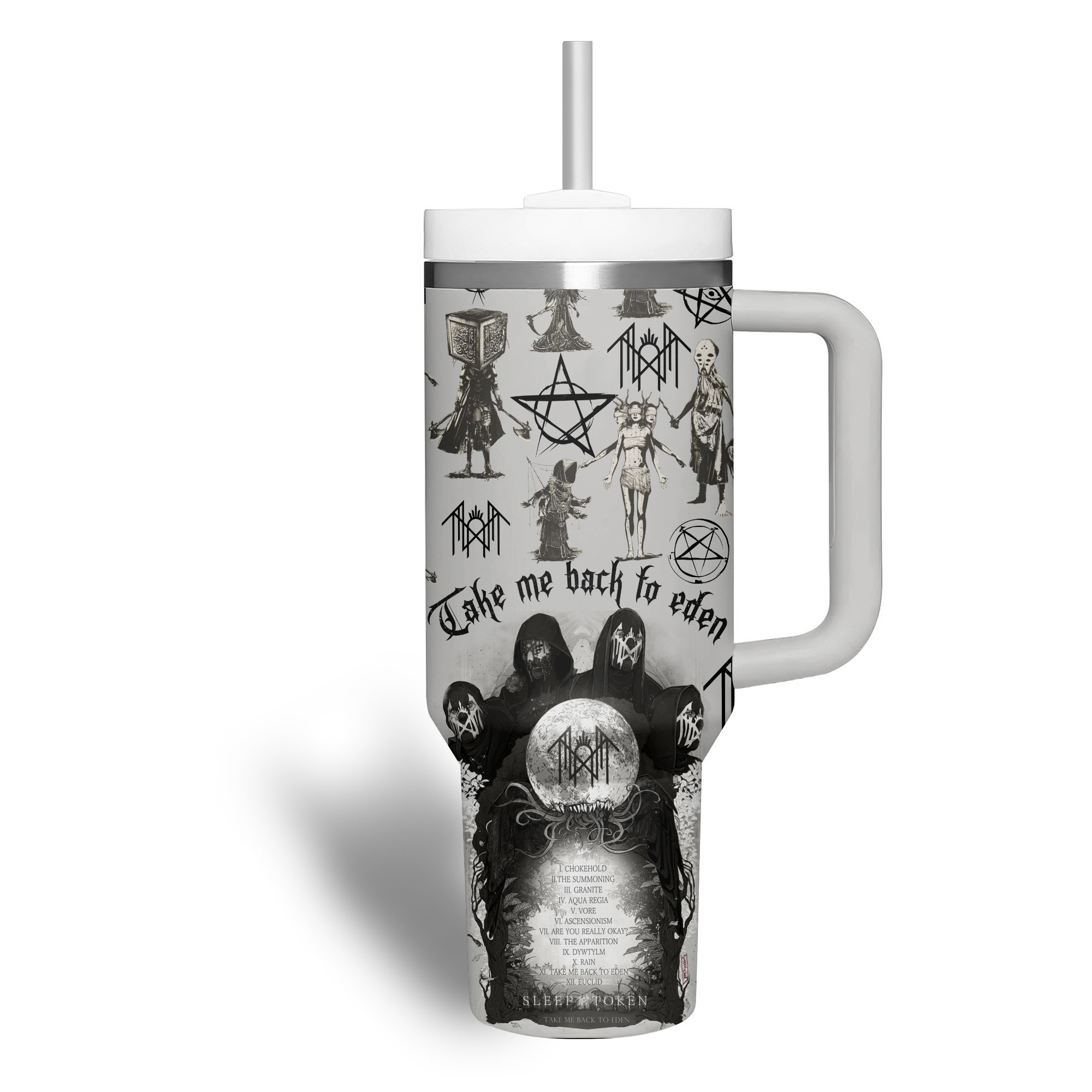 Sleep Token Music Custom Stanley Cup 40 oz 30 oz Tumbler With Handle