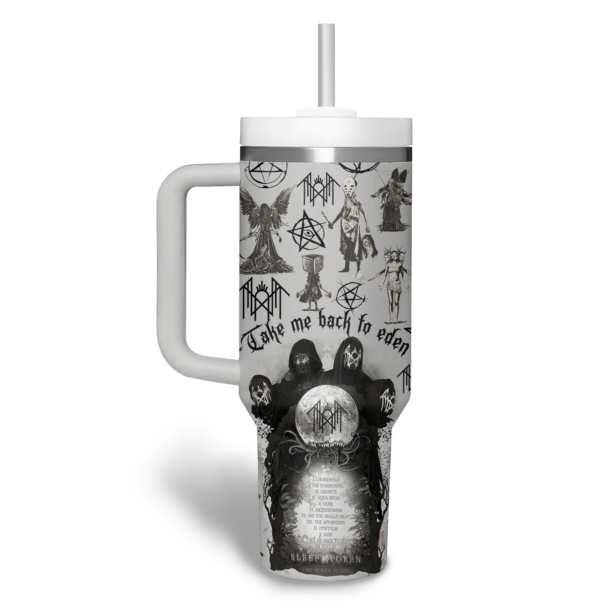 Sleep Token Music Custom Stanley Cup 40 oz 30 oz Tumbler With Handle