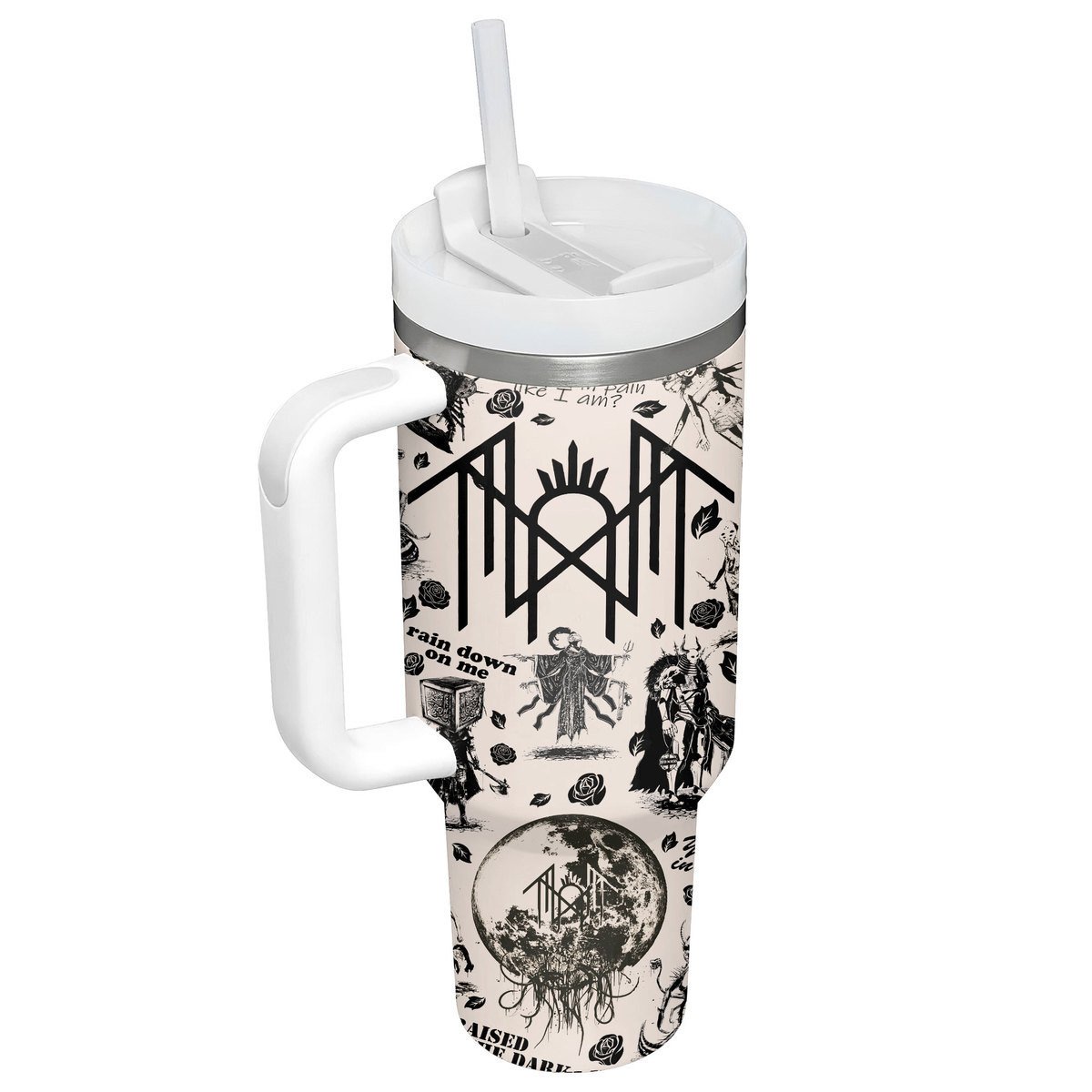 Sleep Token Music Custom Stanley Cup 40 oz 30 oz Tumbler With Handle