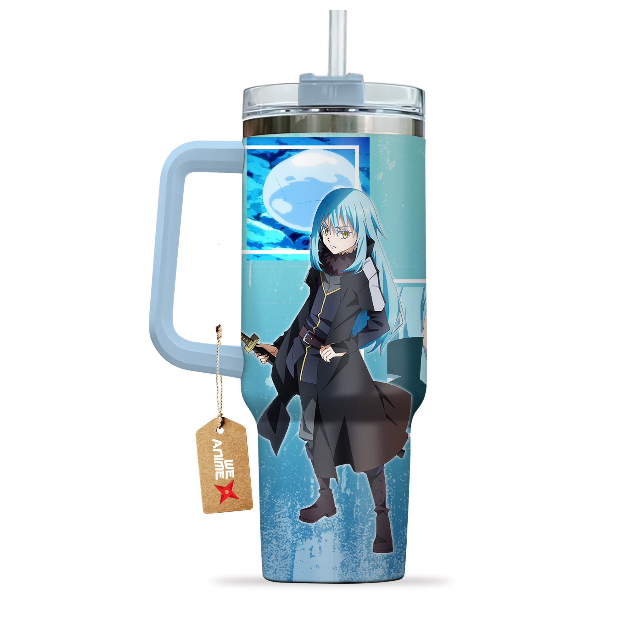 Slime Rimuru Tempest That Time I Got Reincarnated as a Slime Anime Custom Stanley Cup 40 oz 30 oz Tumbler With Handle