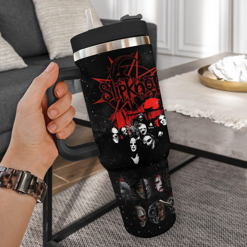 Slipknot Music Custom Stanley Cup 40 oz 30 oz Tumbler With Handle