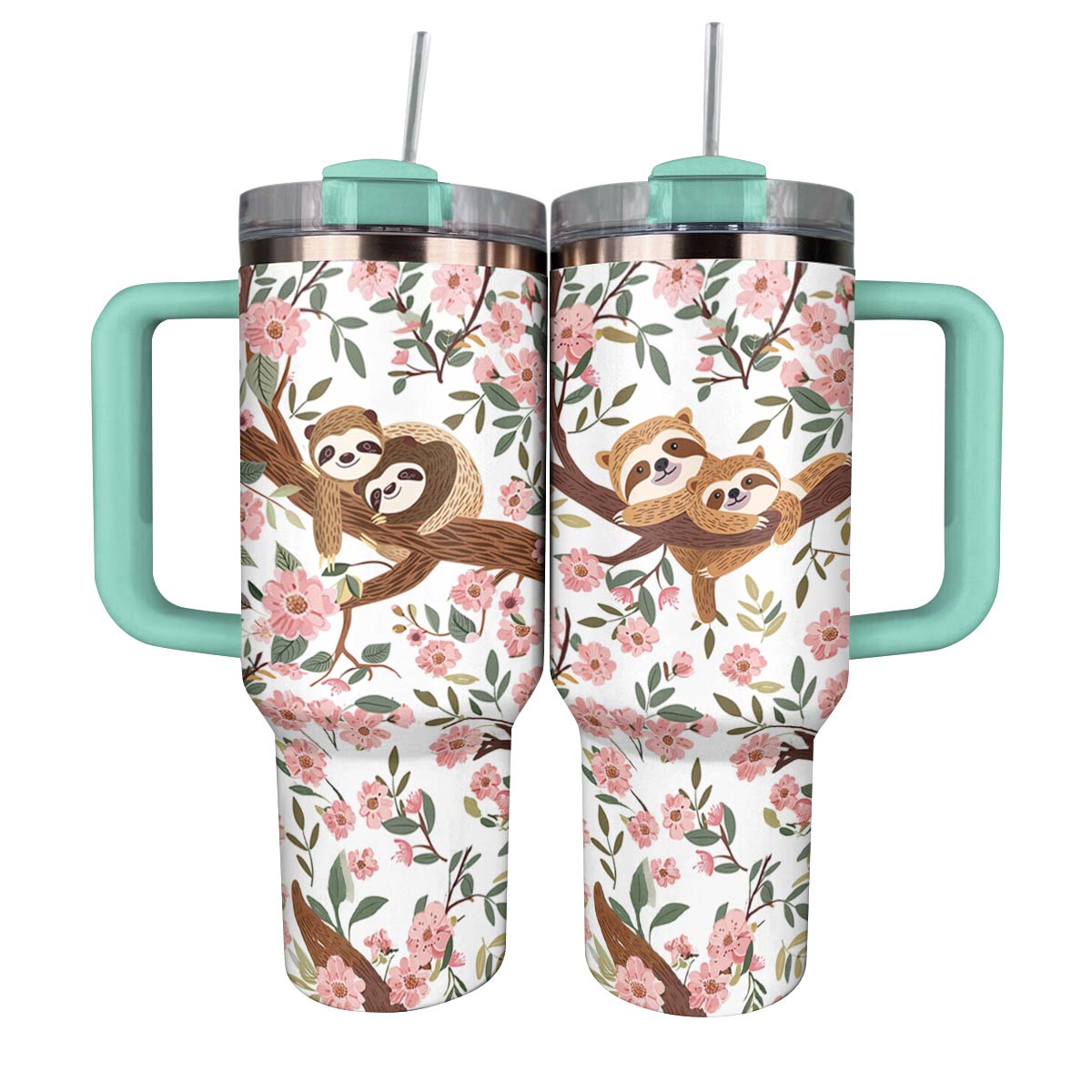 Sloth Lovely Custom Stanley Cup 40 oz 30 oz Tumbler With Handle