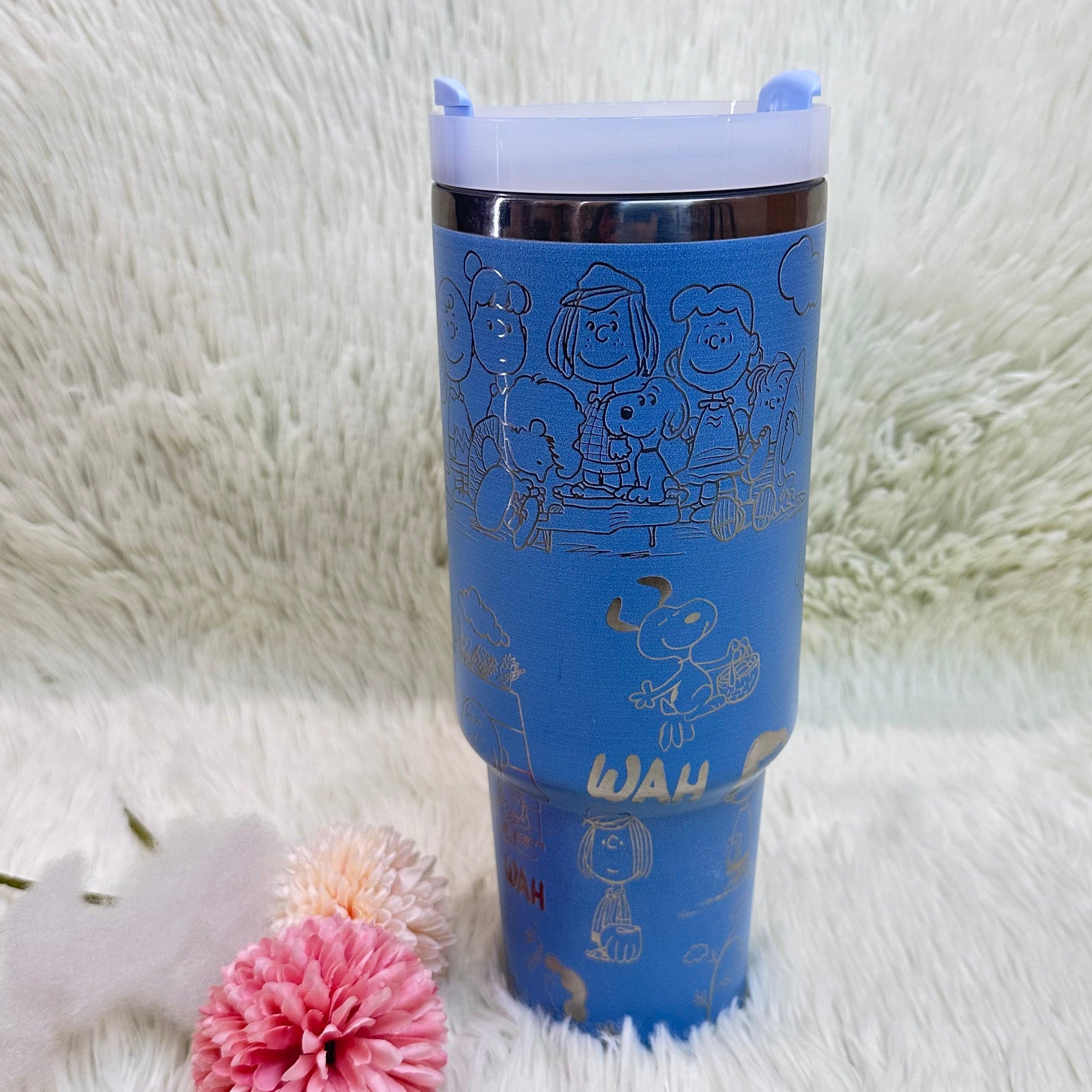Snoopy Cartoon Custom Stanley Cup 40 oz 30 oz Tumbler With Handle