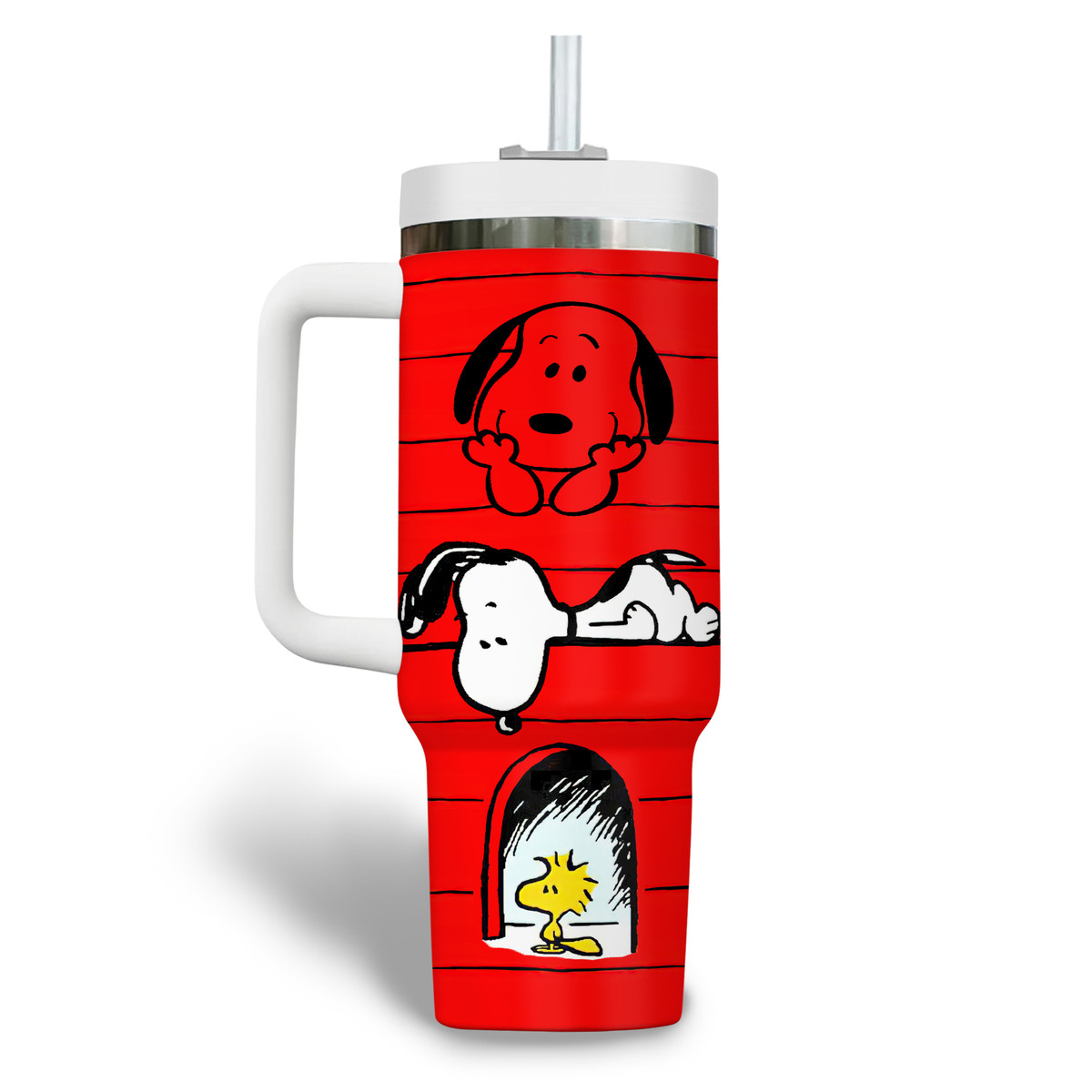 Snoopy Cartoon Custom Stanley Cup 40 oz 30 oz Tumbler With Handle