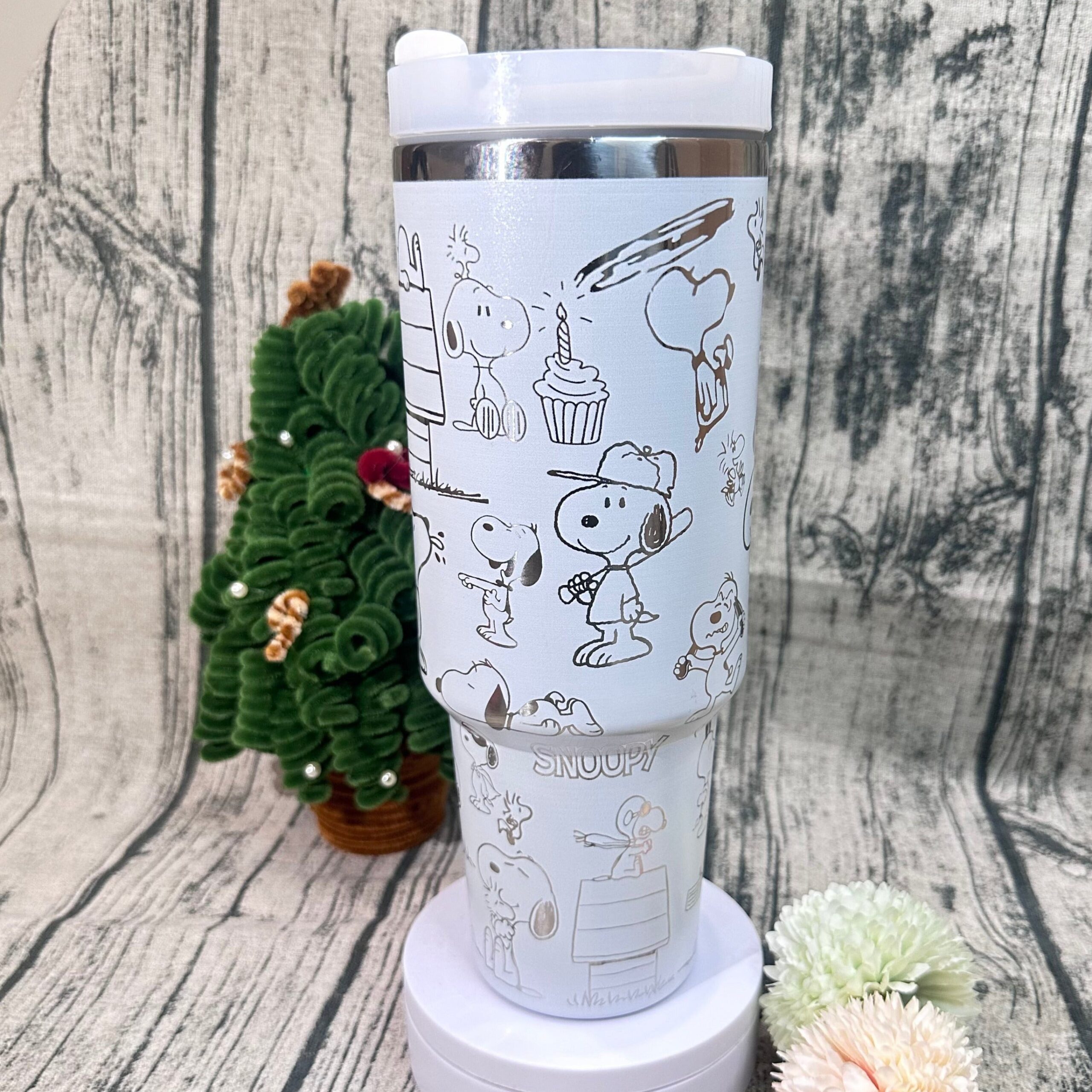 Snoopy Cartoon Custom Stanley Cup 40 oz 30 oz Tumbler With Handle