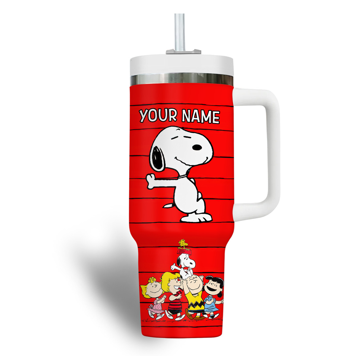 Snoopy Cartoon Custom Stanley Cup 40 oz 30 oz Tumbler With Handle
