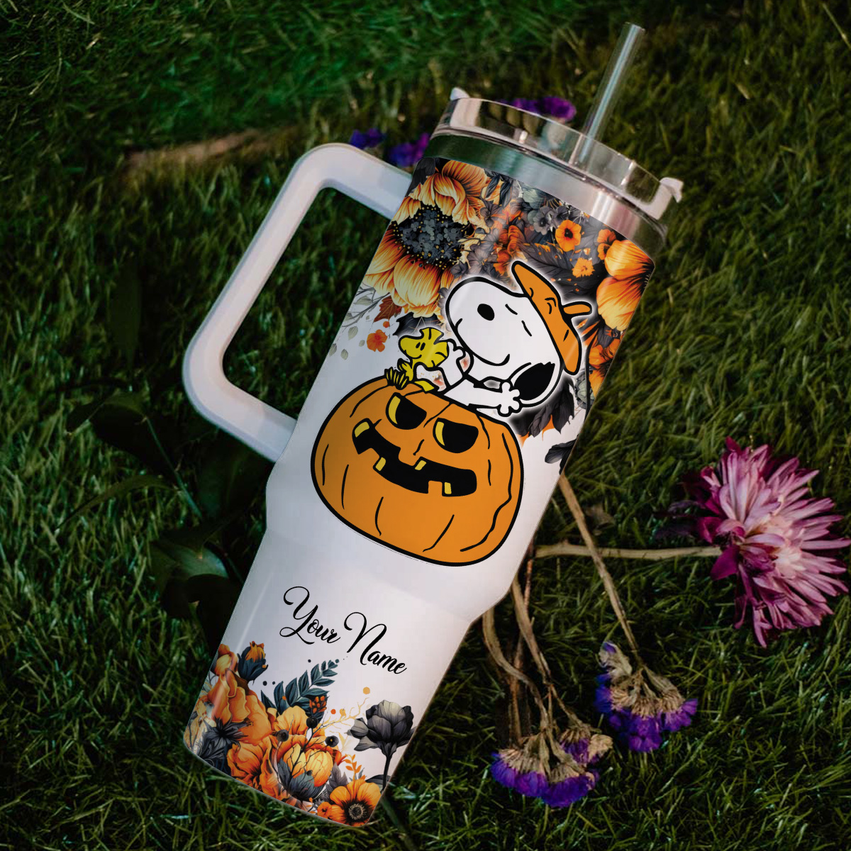 Snoopy Peanuts Cartoon Custom Stanley Cup 40 oz 30 oz Tumbler With Handle