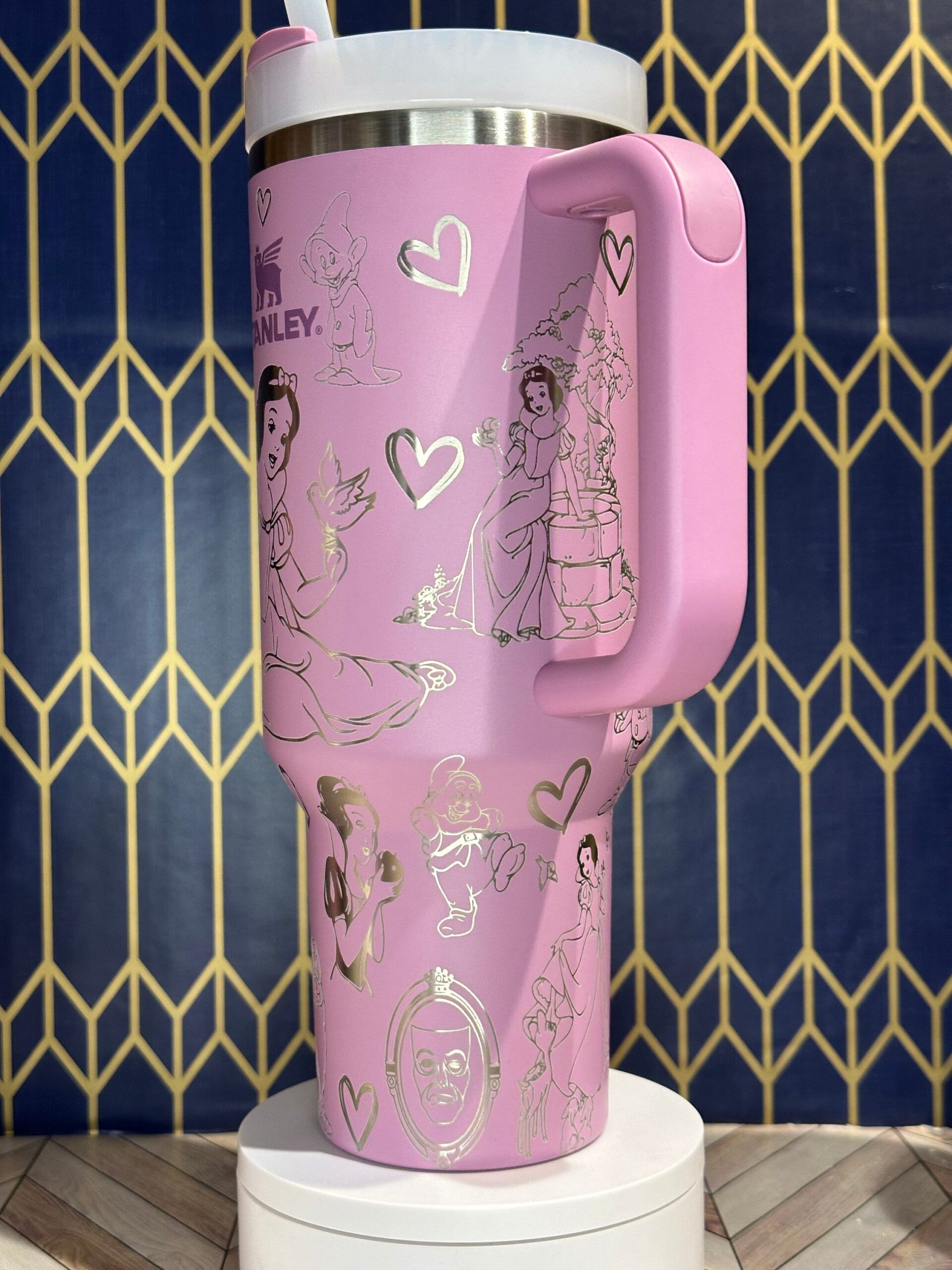 Snow white Disney CartoonCustom Stanley Cup 40 oz 30 oz Tumbler With Handle