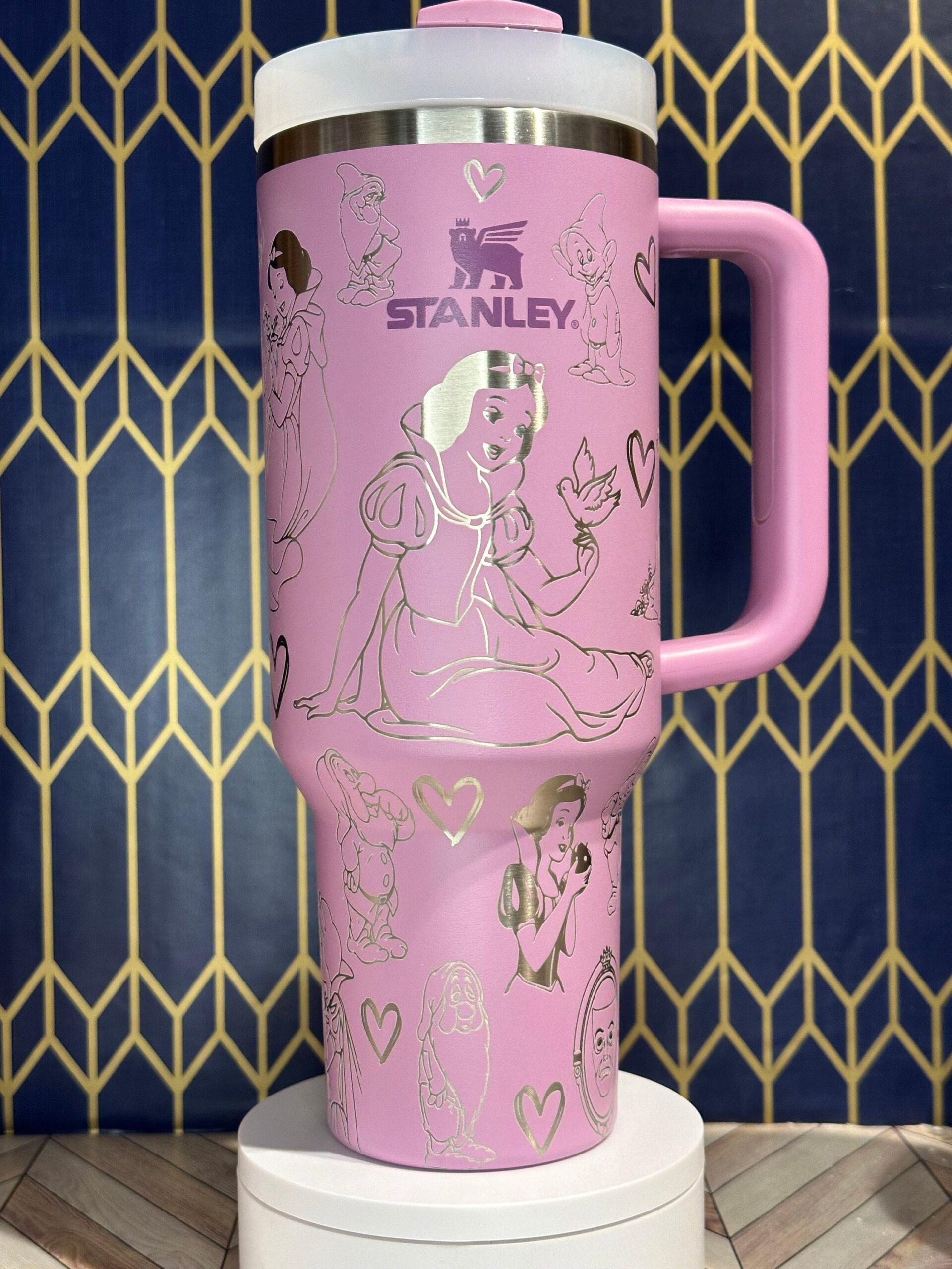 Snow white Disney CartoonCustom Stanley Cup 40 oz 30 oz Tumbler With Handle
