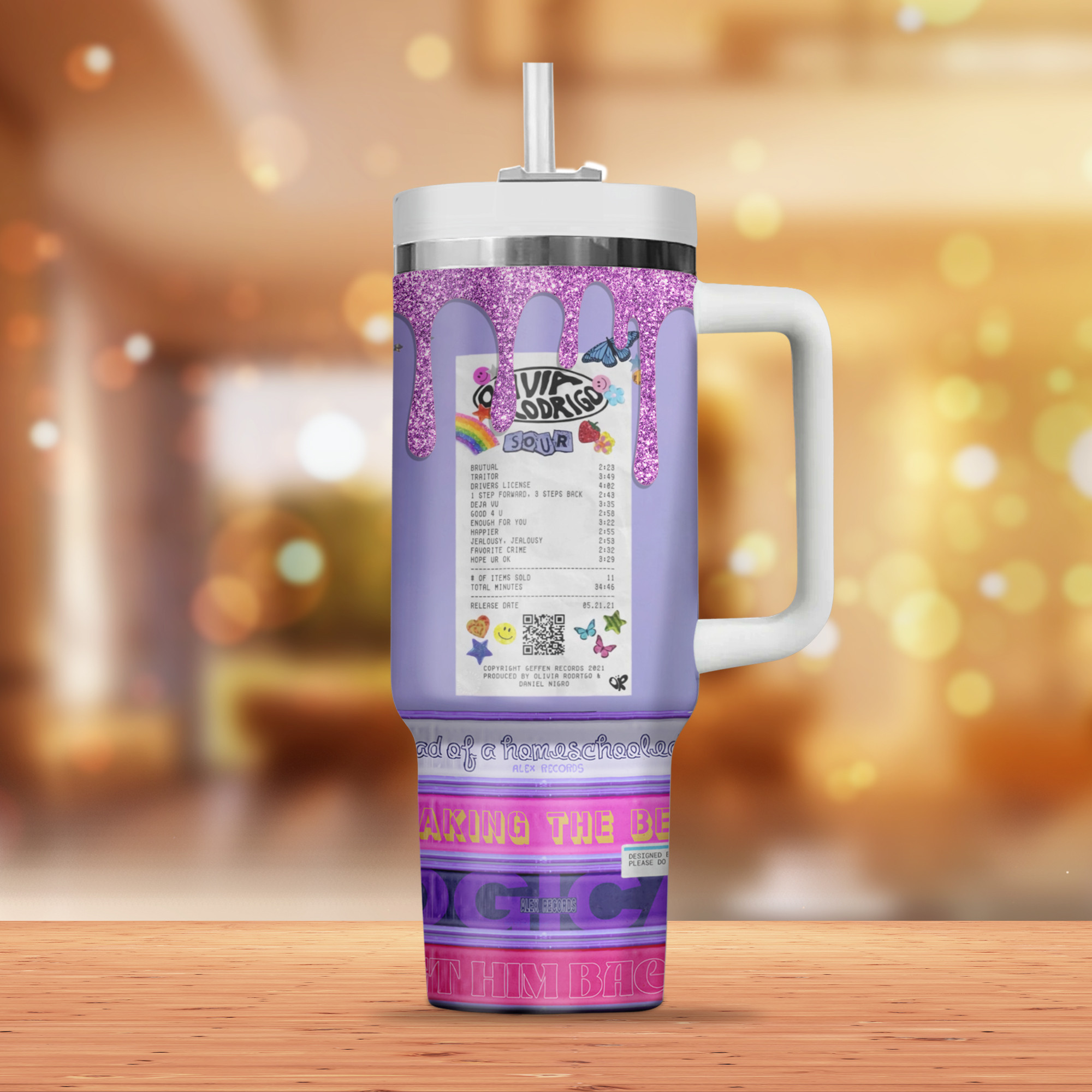 Sour Music Custom Stanley Cup 40 oz 30 oz Tumbler With Handle