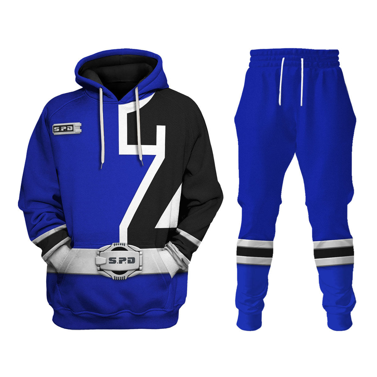 S.P.D Blue Ranger Hoodies Sweatshirt T-shirt Sweatpants Hawaiian Tracksuit - Stormmerch Exclusive