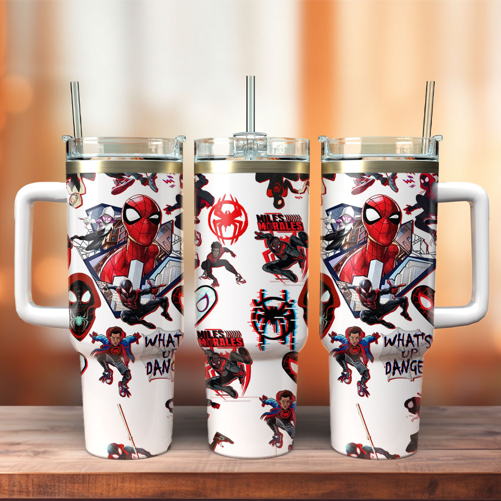 Spiderman Superhero Movies Custom Stanley Cup 40 oz 30 oz Tumbler With Handle