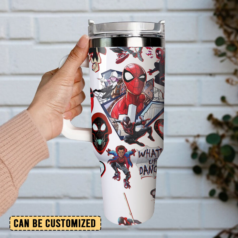 Spiderman Superhero Movies Custom Stanley Cup 40 oz 30 oz Tumbler With Handle